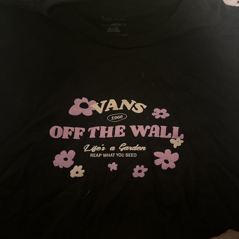 vans flower tee